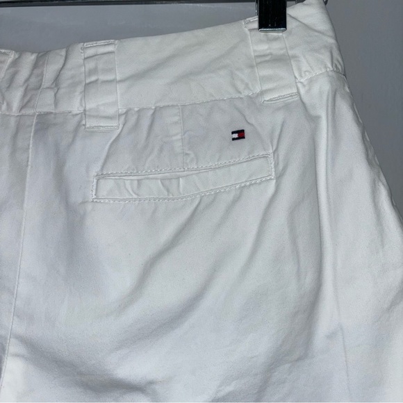 Tommy Hilfiger White Cotton Shorts | Size 0 - Picture 6 of 10